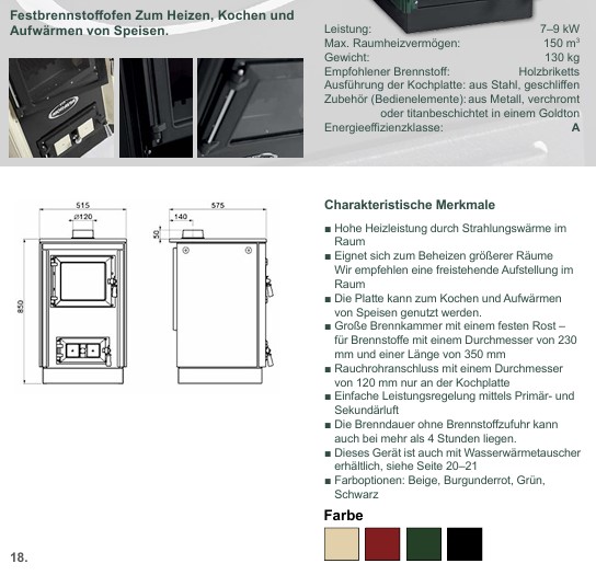 Küchenherd schmal – Bild 2